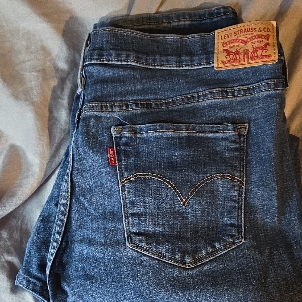 Levi's Women's Classic Blue Straight Leg Jeans